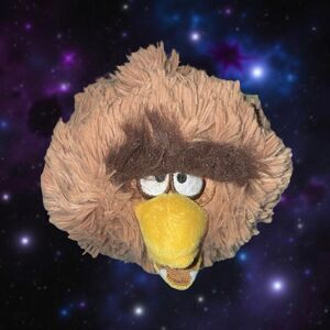 Offical Angry Birds Star Wars Limited Edition Soft Plush Toy Chewbacca 5” P6